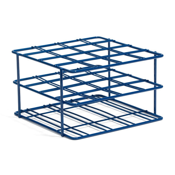 Heavy-Duty Task-Focused Coated Wire Rack, 50 mL Centrifuge Tubes, 16 Place, Blue | CWRCT05