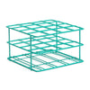 Laboratory Bench-Ready Coated Wire Rack, 50 mL Centrifuge Tubes, 16 Place, Teal | CWRCT06