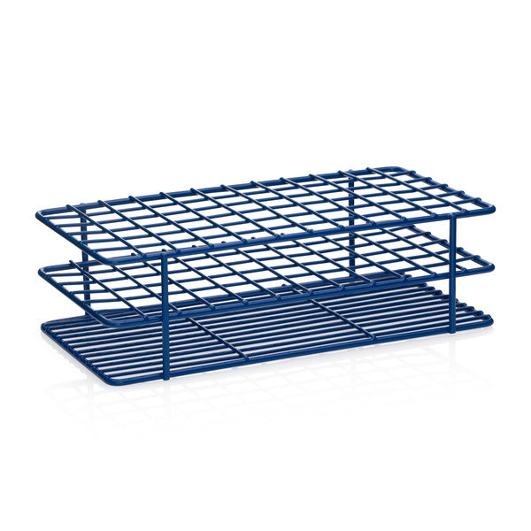 Industrial Application-Specific Coated Wire Rack, 10-13 mm Tubes, 72 Place, Blue | CWRTT01