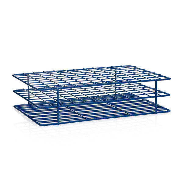 Technical Instructional Coated Wire Rack, 13-16 mm Tubes, 96 Place, Blue | CWRTT05