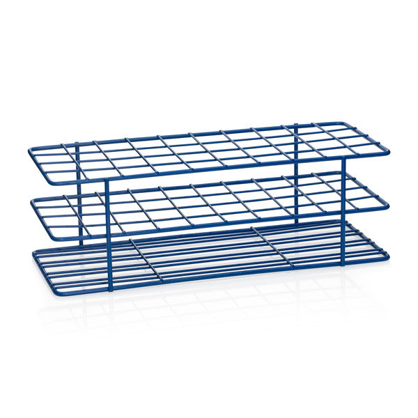 Coated Wire Rack, 16-20 mm Tubes, 40 Place, Blue for Lab Use CWRTT07 ...