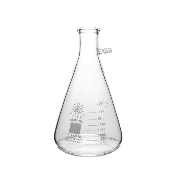 Scientific Task-Focused Filtering Flask, Borosilicate Glass, 2000 m... | FG5340-2000-CASE