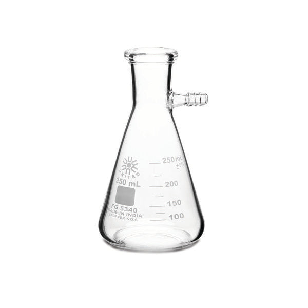 Research-Grade Instructional Filtering Flask, Borosilicate Glass, 25... | FG5340-250-CASE