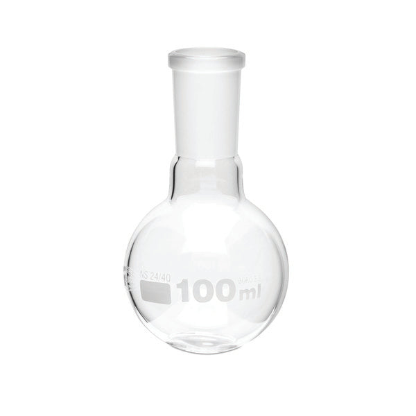 Heavy-Duty Calibration-Grade Mixing Boiling Flask, Round Bottom, Gro... | FRB057-100-CASE