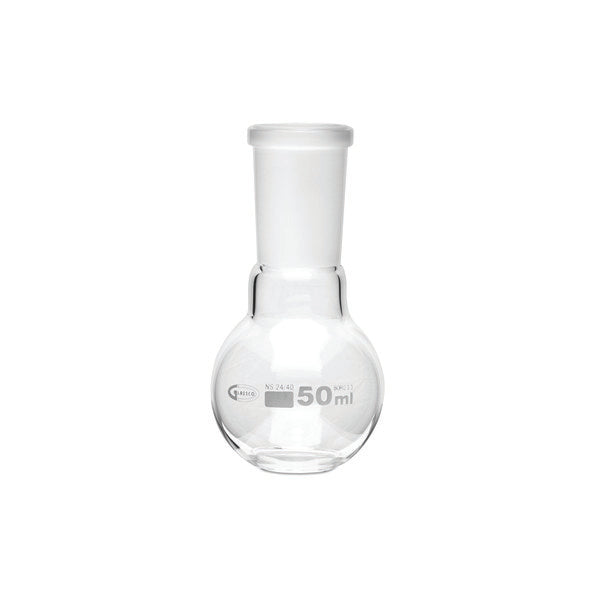 Precision Calibration-Grade Mixing Boiling Flask, Round Bottom, Groun... | FRB057-50-CASE