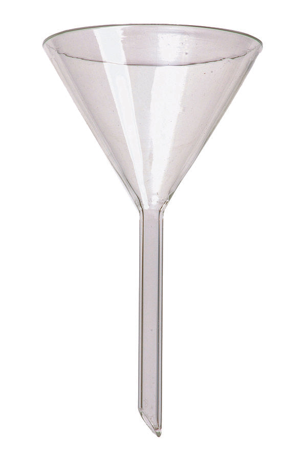 Precision Bench-Ready Funnels, Glass, Long Stem, 75 mm, Pack/6 for Plastic... | GF6140-75