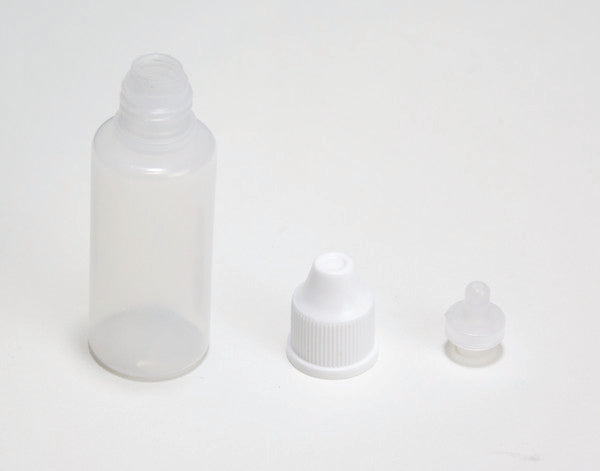 Technical Bench-Ready Dropper Bottle, Unassembled, LDPE, 15 mL, Pack/24 | PDB015-U-PK/24