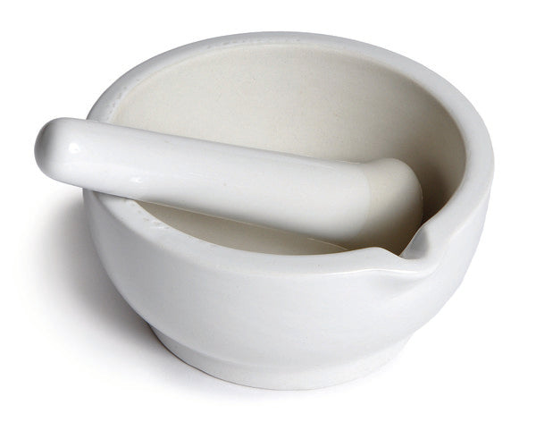 Technical Application-Specific Mortar Pestle Set, Porcelain, Economy, 300 mL | PPM100