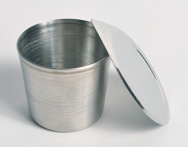 Precision Instructional Crucibles, Stainless Steel, With Lid, 100 mL | United... | SSR100