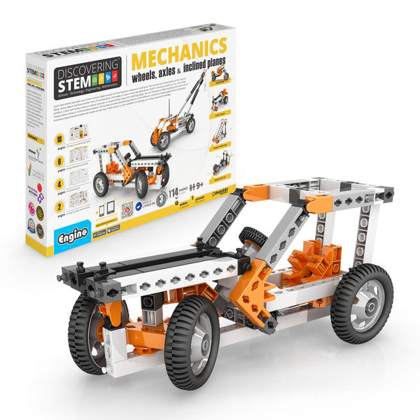 Technical STEM Engineering Equipment Engino STEM Mechanics Wheels, Axles, Inc... | STEM02