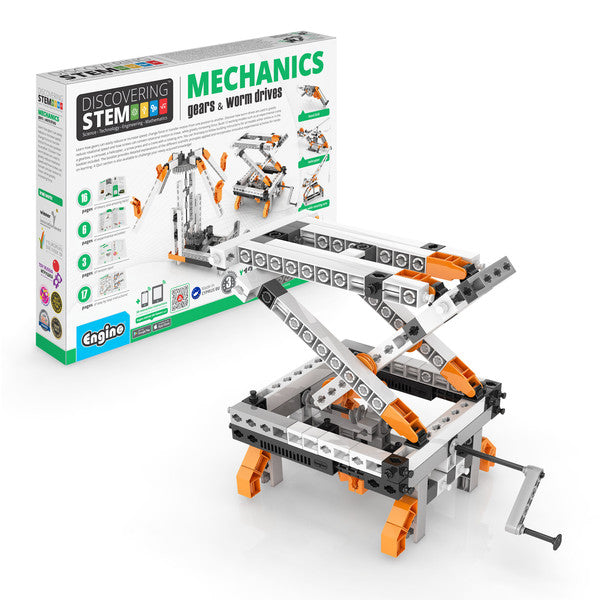 Laboratory Technical Training Apparatus Engino STEM Mechanics Gears Worm Drives | STEM05