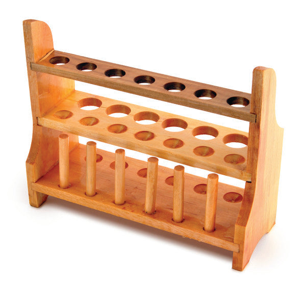 Precision Application-Specific Wooden Test Tube Rack, 13-Tube for Test Tube R... | TTHW04