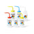 Scientific Bench-Ready Unisafe Assorted Wash Bottles, 500 mL for Wash Bo... | UN37200AST1