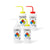 Research-Grade Workflow-Specific Unisafe Assorted Wash Bottles, 1000 mL | UN37300AST1