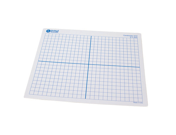 Industrial Workflow-Specific X-Y Axis Dry Erase Mat, Centimeter Grid,... | UNCG9X11-PK/10