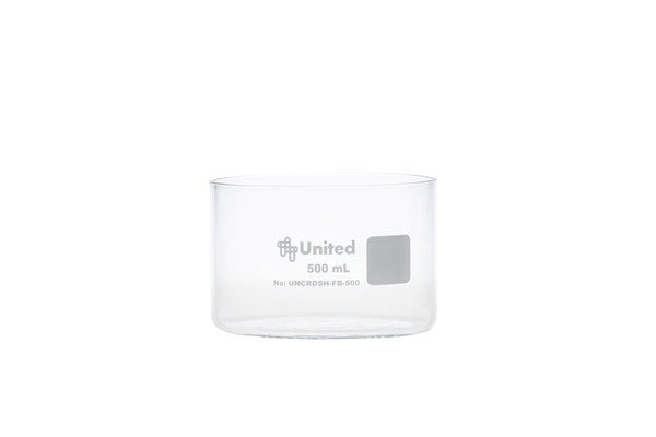 Scientific Bench-Ready Crystalclear Crystallizing Dish 500 mL, Flat B... | UNCRDSH-FB-500