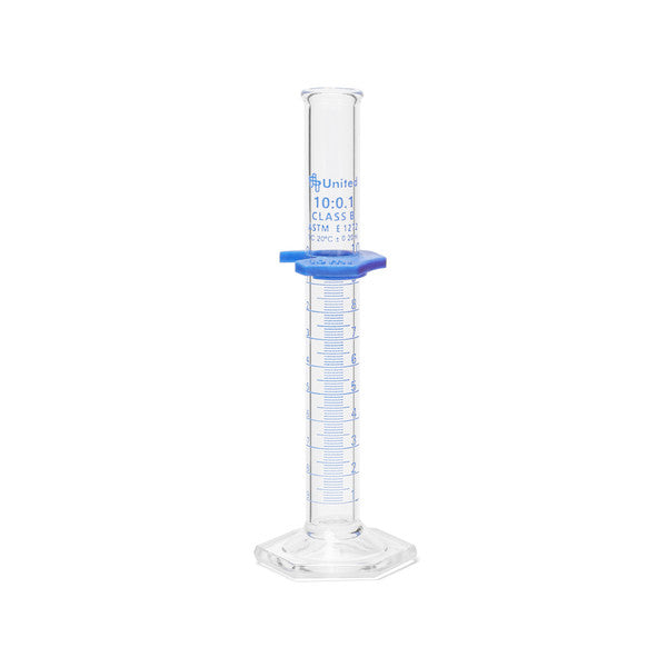 Industrial Graduated Glass Graduated Cylinder, Double Scale, Borosilicat... | UNCYLNGB-10