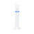 Industrial Visible Meniscus Graduated Cylinder, Double Scale, Borosilic... | UNCYLNGB-500