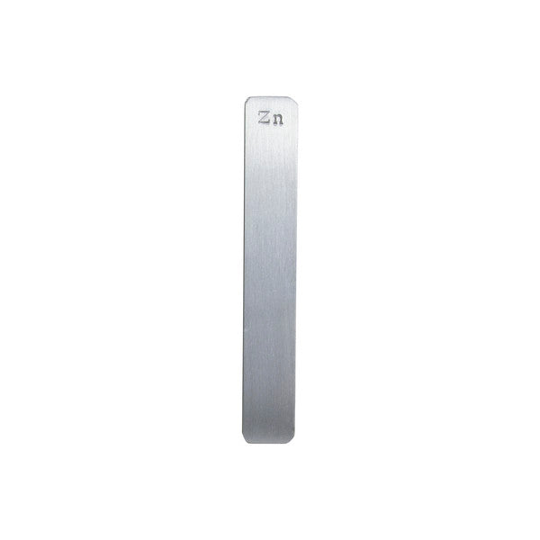 Technical Instructional Zinc Flat Electrode Strip, 5 x 3/4 x 1.2mm Thick | U... | UNELCZN