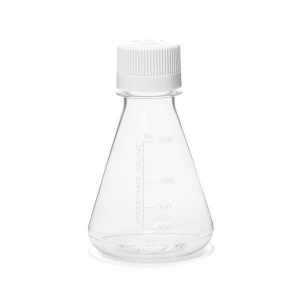 Laboratory Agitation-Ready Unistore Sterile Erlenmeyer Flask Vented, PC... | UNERFLSPC250