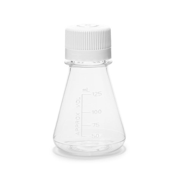 Industrial Culture Prep Unistore Sterile Erlenmeyer Flask Vented, PET... | UNERFLSPETG125