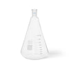 Technical Culture Prep Erlenmeyer Flasks, With Joint, 2000 mL, Joint Si... | UNJTERFL2000