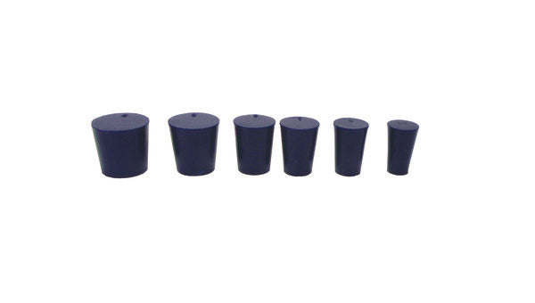 Heavy-Duty Instructional Silicone Stopper 8, Pack/12 for Caps Closures Work | UNSST8