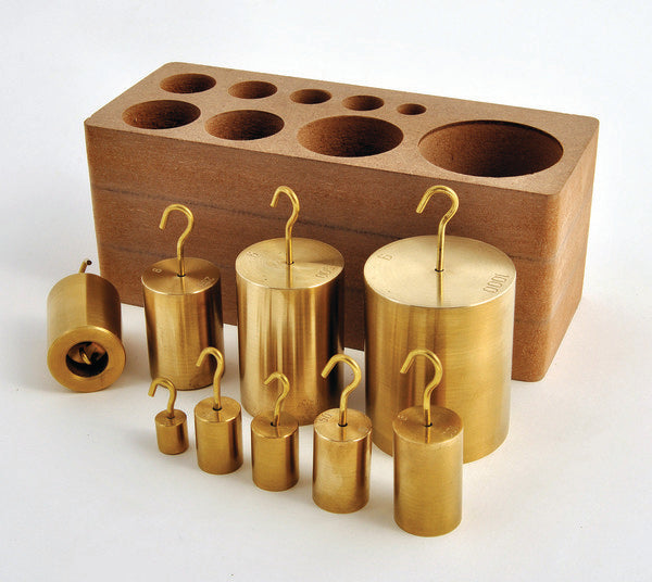 Precision Task-Focused Hooked Double-Ended Brass Weight for Weights Masses Work | WHSET9