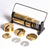 Research-Grade Task-Focused Deluxe Slotted Weight , W/ Rack for Weights Masse... | WHST12