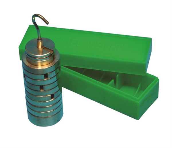Scientific Bench-Ready Slotted Weight , With Hanger Case for Weights Masses Work | WHST13